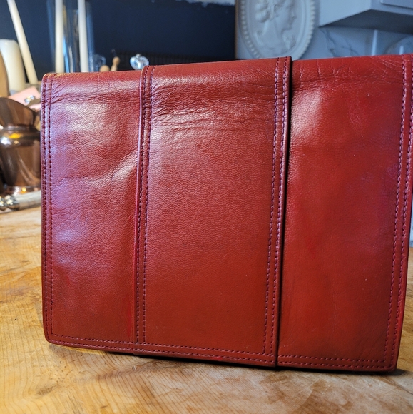 Yves Saint Laurent Clutch Bag Leather Vintage New W/ Tag - Picture 2 of 4